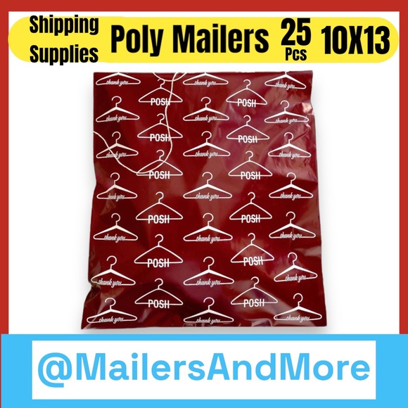 25 10x13 Poly Mailer Posh Hanger Shipping Envelopes PRICE IS FIRM - Picture 3 of 9